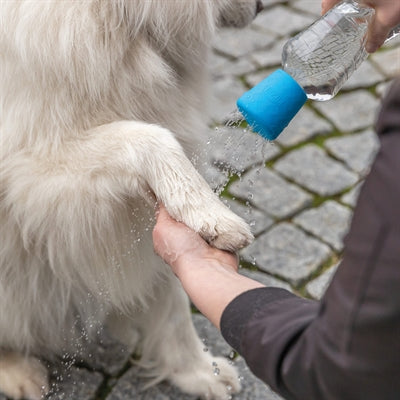 Trixie Mobile Dog Shower para Pet Bottle Blue