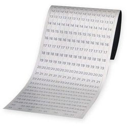 Datario franco bianco magnetico