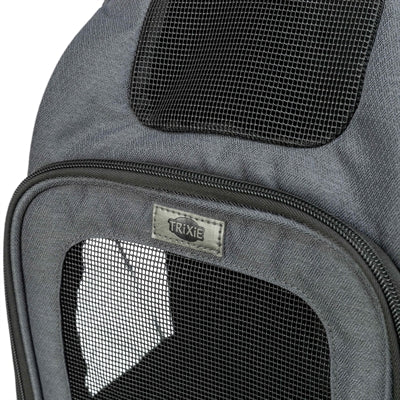Mochila de bolsa de perro trixie que gris
