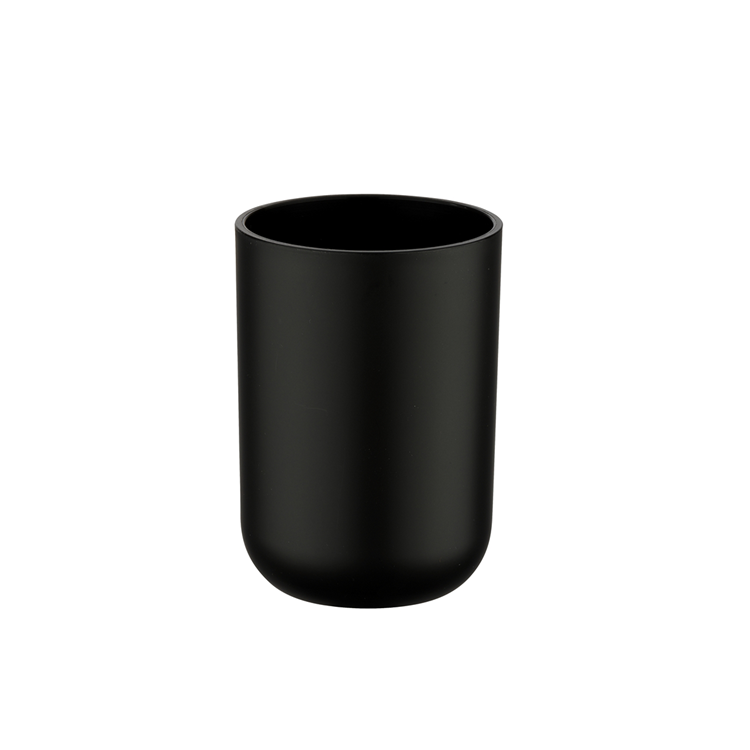 Wenko 1064969 - bicchiere portaspazzolino brasil nero | 2 pezzi
