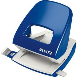 Perforadora Leitz 5008 metal 25 hojas azul