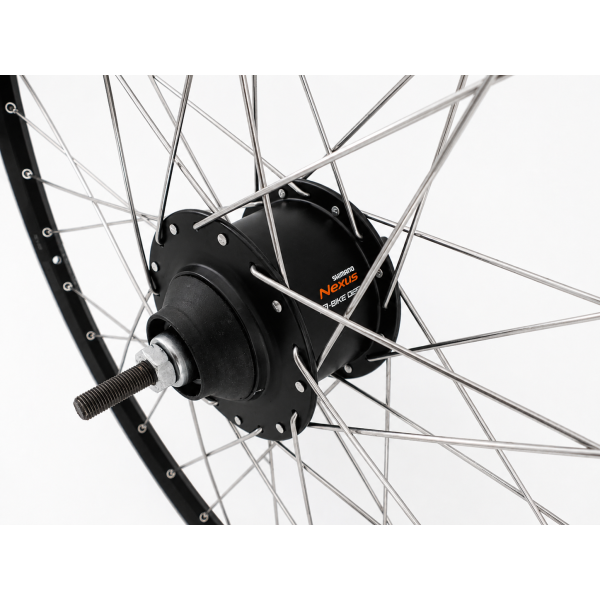 Ruota posteriore Shimano 28 pollici zac2000 con freno a rulli Nexus 5 - terra nera