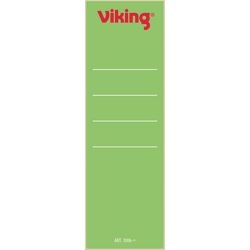 Etichette dorso portadocumenti verde vichingo 10 pezzi di carta