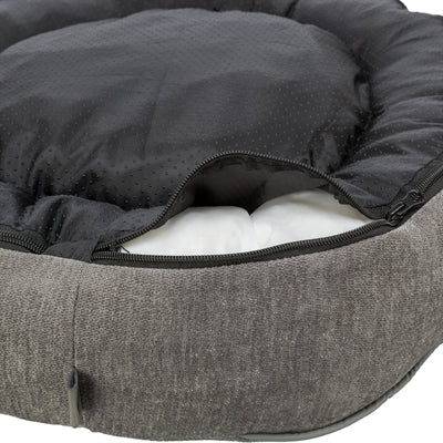 Trixie cama para perros vital lennox redonda gris
