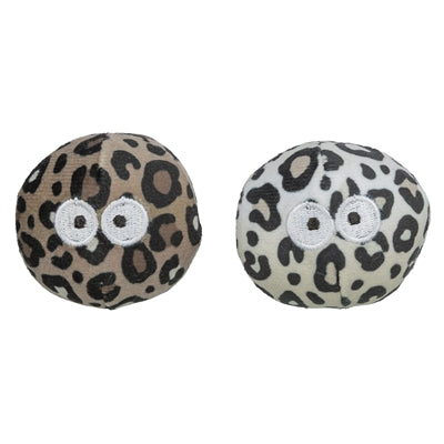 Trixie pallina con occhi leopardati con erba gatta assortita