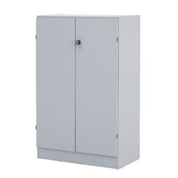 Armario niceday 80x42x127cm gris claro