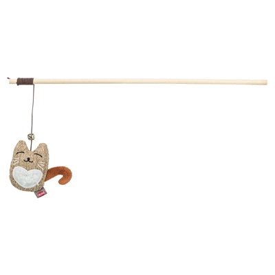Trixie bacchetta per gatti in legno di peluche con erba gatta