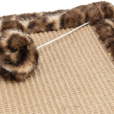 Trixie tappetino tiragraffi leo stampa leopardo marrone