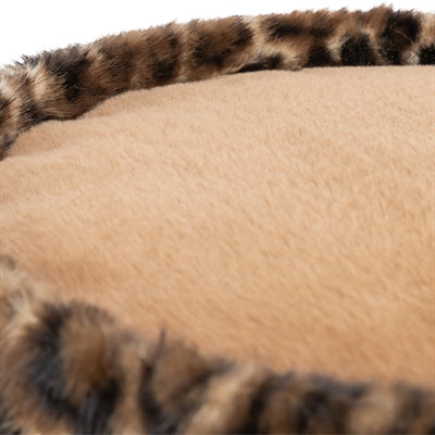 Trixie scratch barrel leo leopard print brown