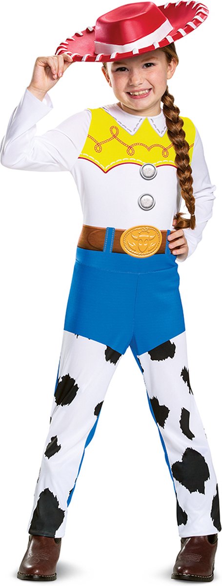 Disguise disney - toy story 4, kostuum jessie classic, maat m (7-8 jaar), meisjes