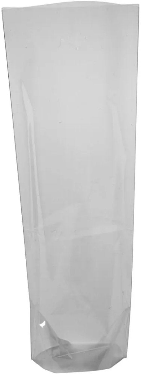 Creativ compañía celophan bag, h: 19 cm, dim 7.5x5.5 cm, espesor 25 my, 200 piezas 1 caja