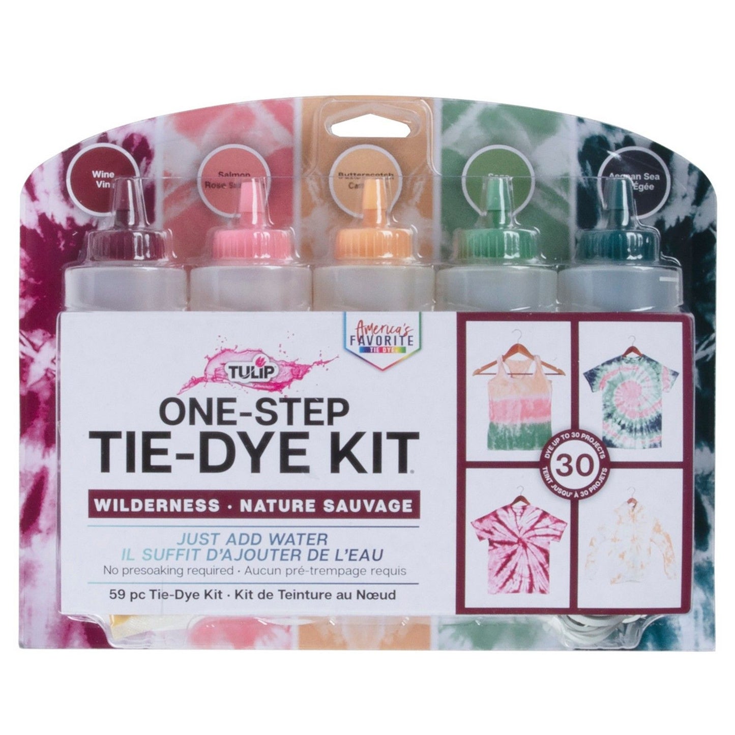 Tulip one-step tie dye tulip • kit tie-dye 5 colori wild