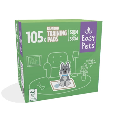 Cuscinetti per addestramento per cuccioli Easypets in bambù