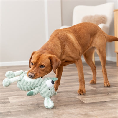Trixie perro con rayas peluche verde