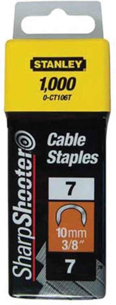 Grapas Stanley 1-ct107t 11mm tipo 7 - ve=1000