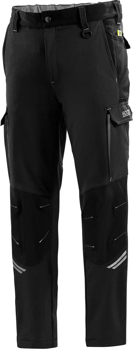Pantalón de trabajo Sparco tech oregon - negro - verde - xl