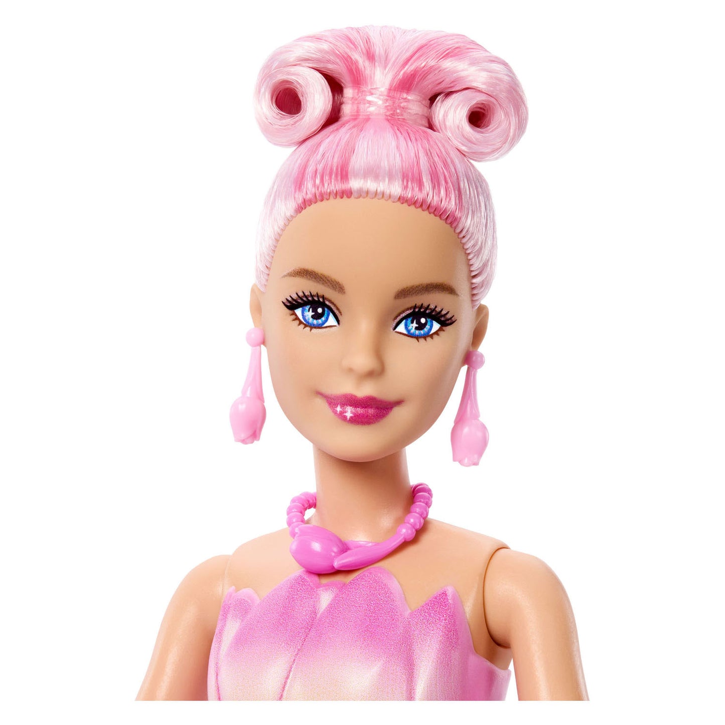 Barbie petal pop geparfumeerde modepop - roze tulpenjurk