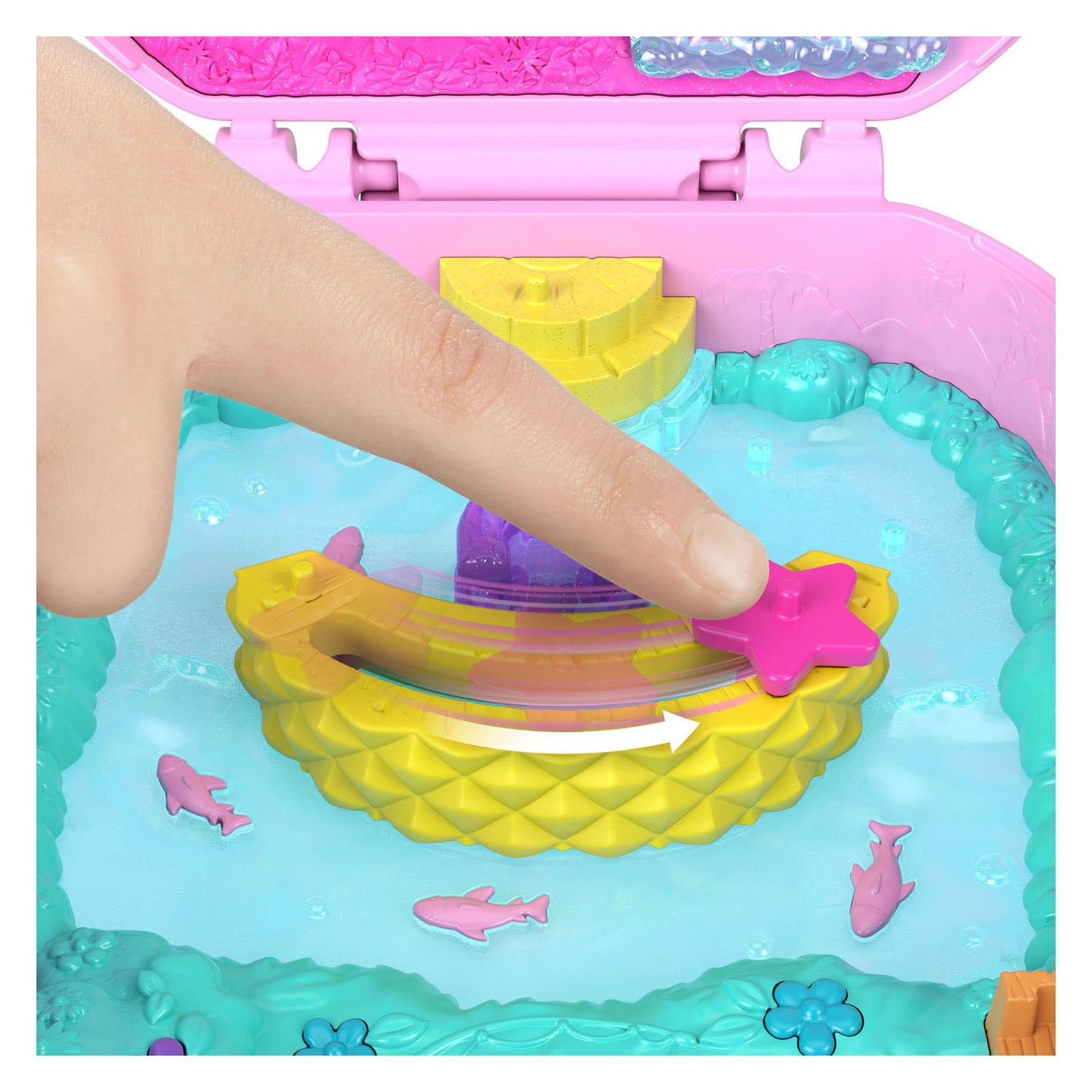 Set da gioco compatto Polly Pocket scimmia ananas