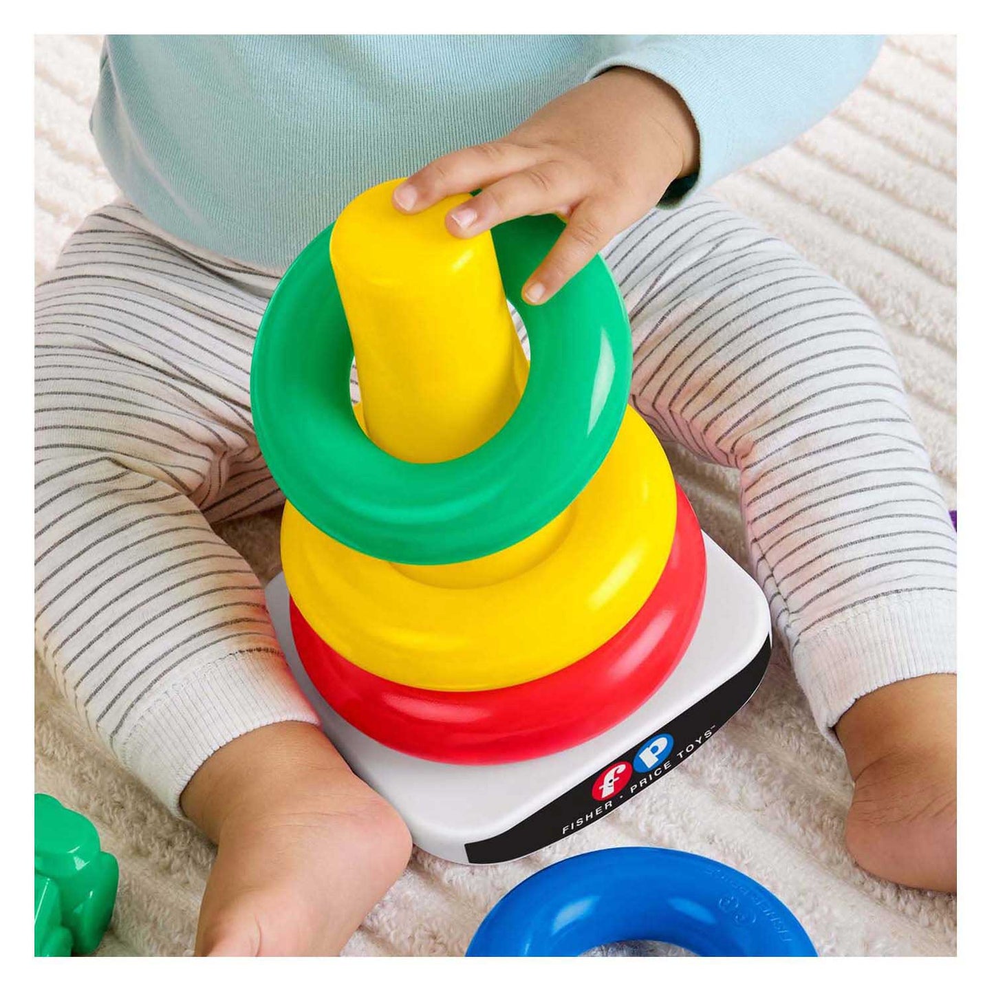 Torre impilabile Fisher Price e perline a scatto