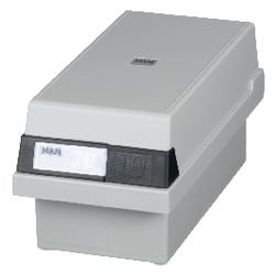 Schedario Abi han metal a7 13,3x25x12,1cm grigio chiaro