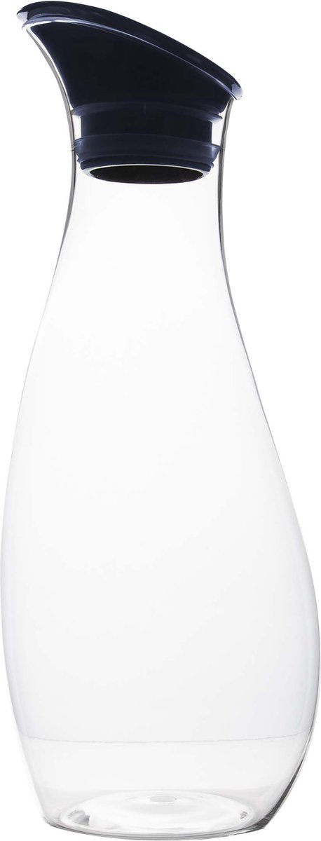 Gimex - caraffa - con coperchio - 1 litro - blu navy