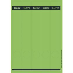 Etichette dorso raccoglitore leitz verde 125 pezzi di carta