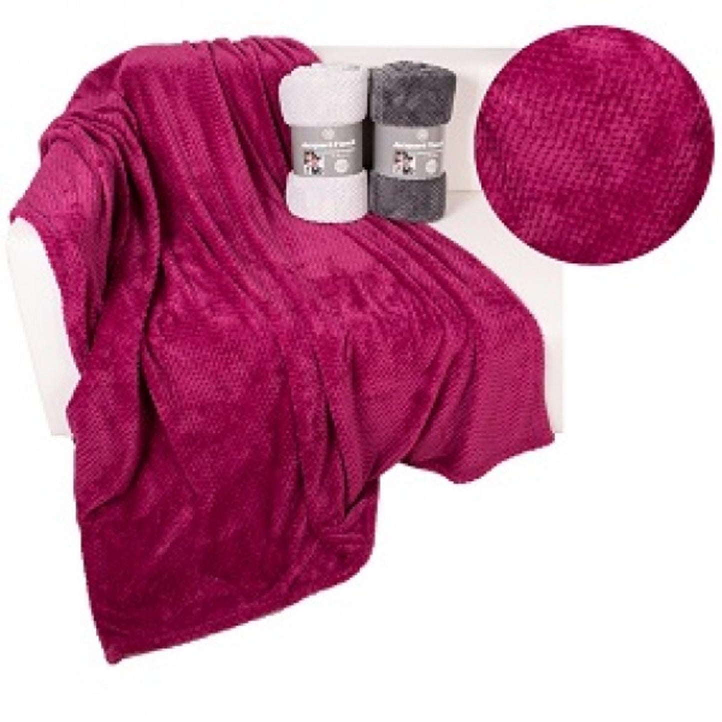 Coperta da soggiorno in flanella jacquard 150x200cm