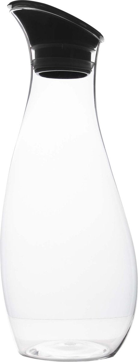 Gimex - caraffa - con coperchio - 1 litro - nera