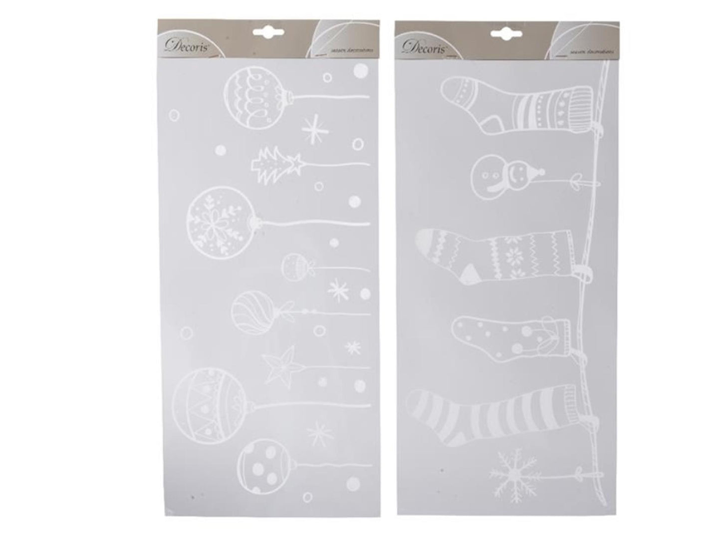Decoris adhesivo decorativo para ventanas Ambiente navideño