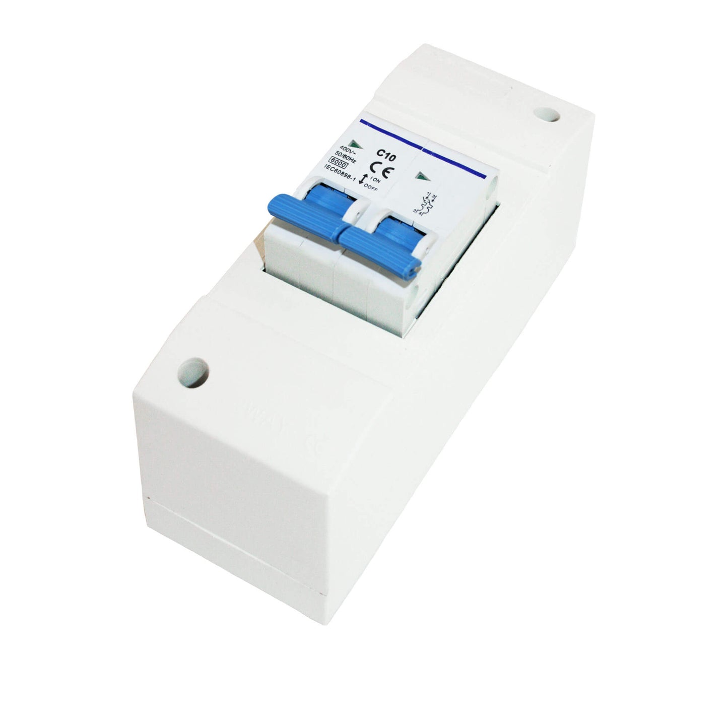 Ngk zekeriast 2-module met dubbelpolige zekeringautomaat b10a
