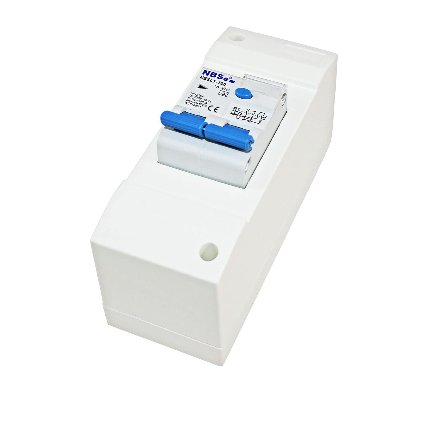 Fusible ngk 2 módulos con disyuntor diferencial de 30ma