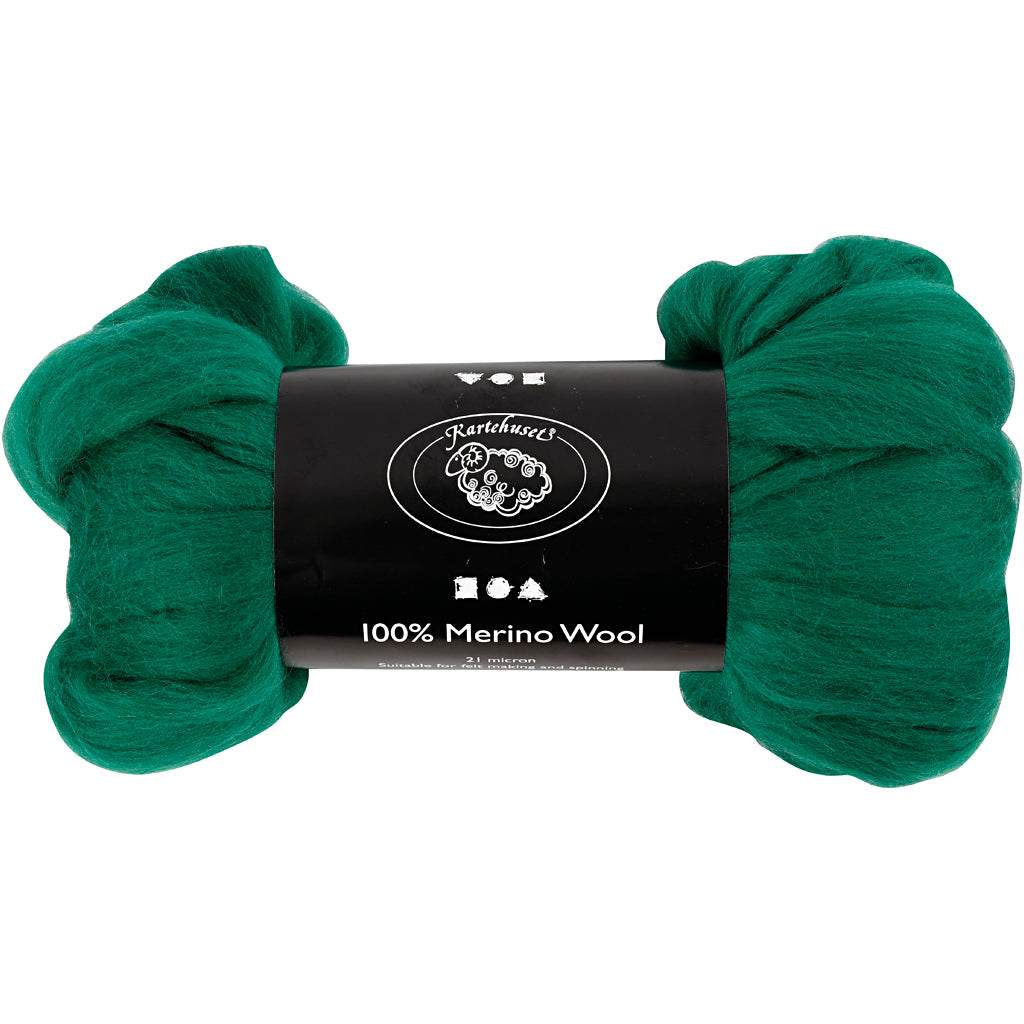 Creativ empresa lana merino, espesor 21 my, verde, 100 gr 1 caja
