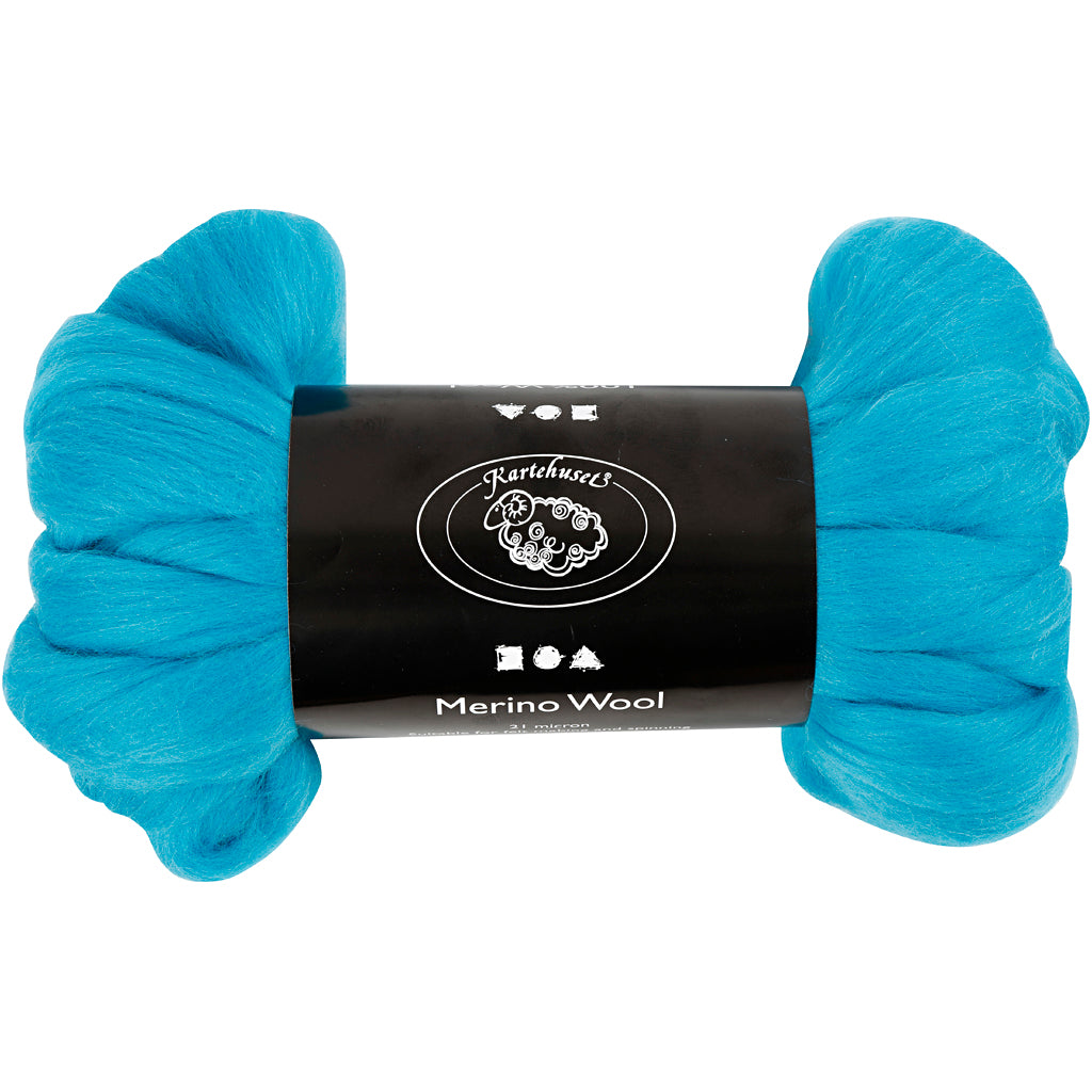 Creativ empresa lana merino, espesor 21 my, turquesa, 100 gr 1 caja