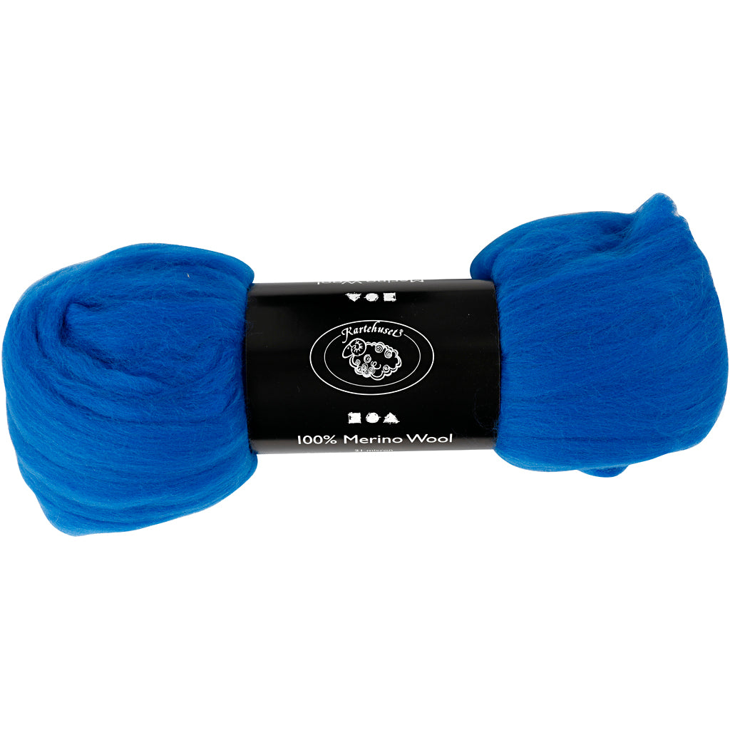 Creativ empresa lana merino, espesor 21 my, azul cobalto, 100 gr 1 caja