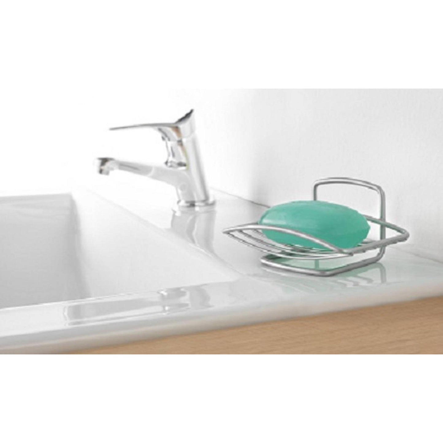 Jabonera metaltex onda