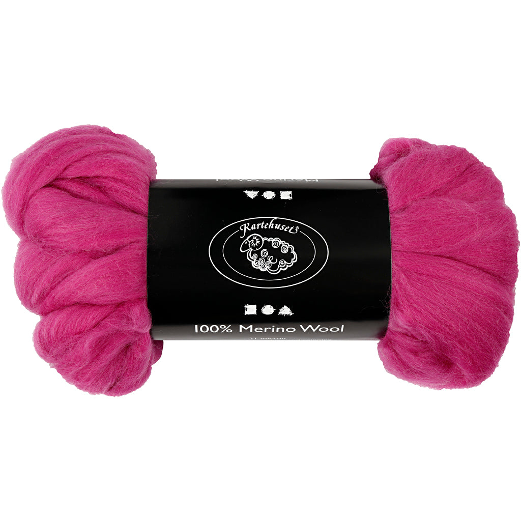 Creativ empresa lana merino, espesor 21 my, rojo violeta, 100 gr 1 caja