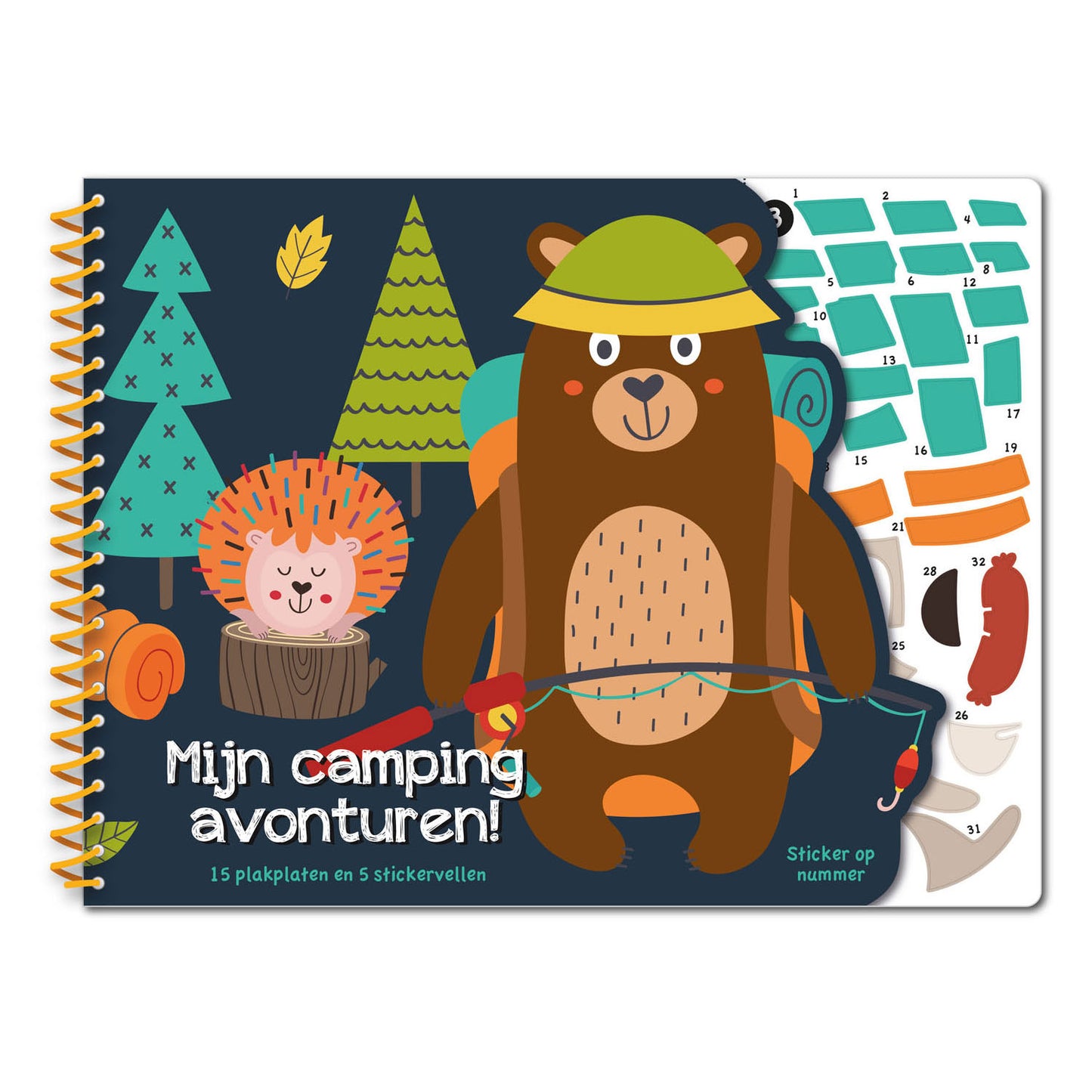 Adesivo per numero: le mie avventure in campeggio