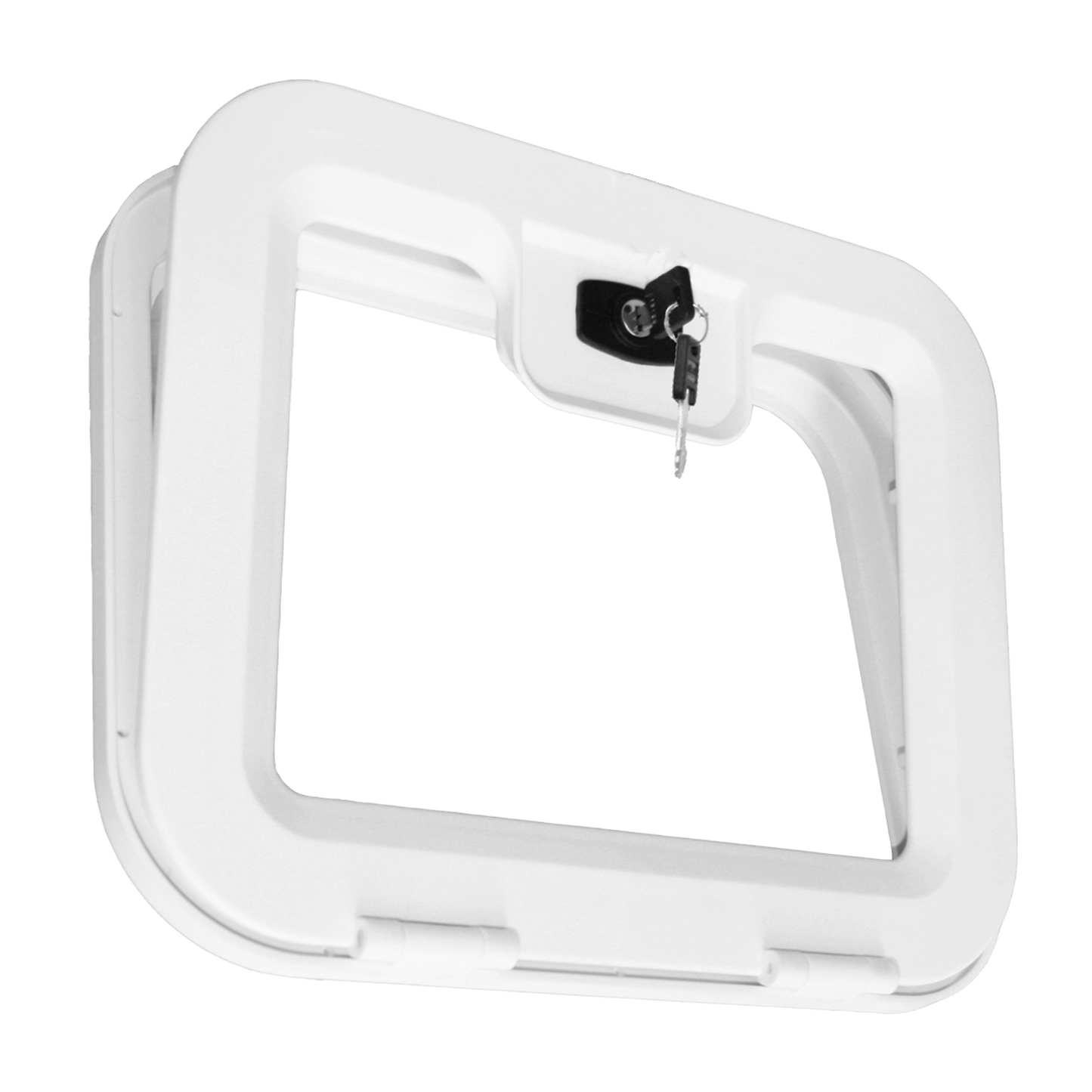 Edu 350 serviceluik wit voor caravan of camper