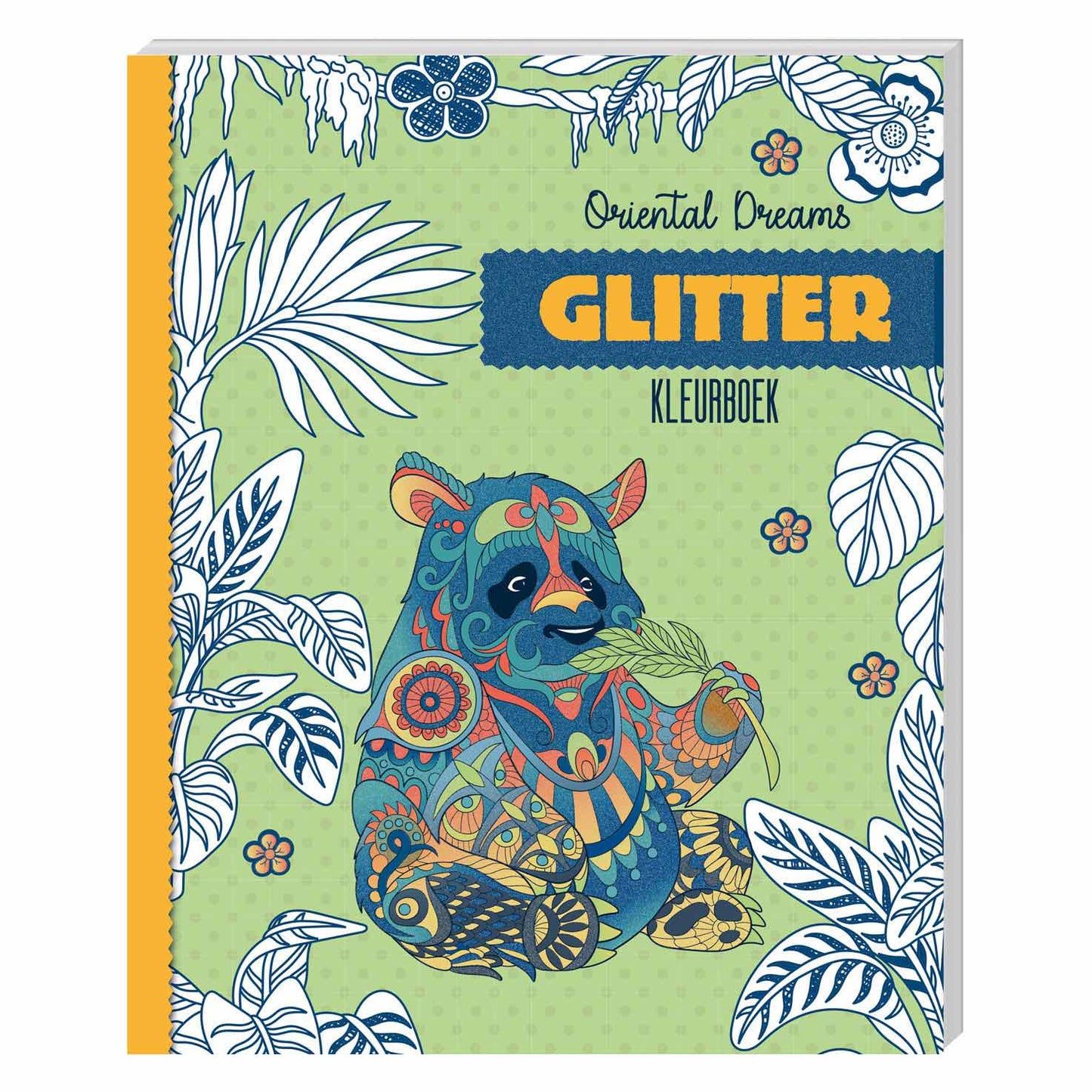 Libro da colorare glitterato - sogni orientali