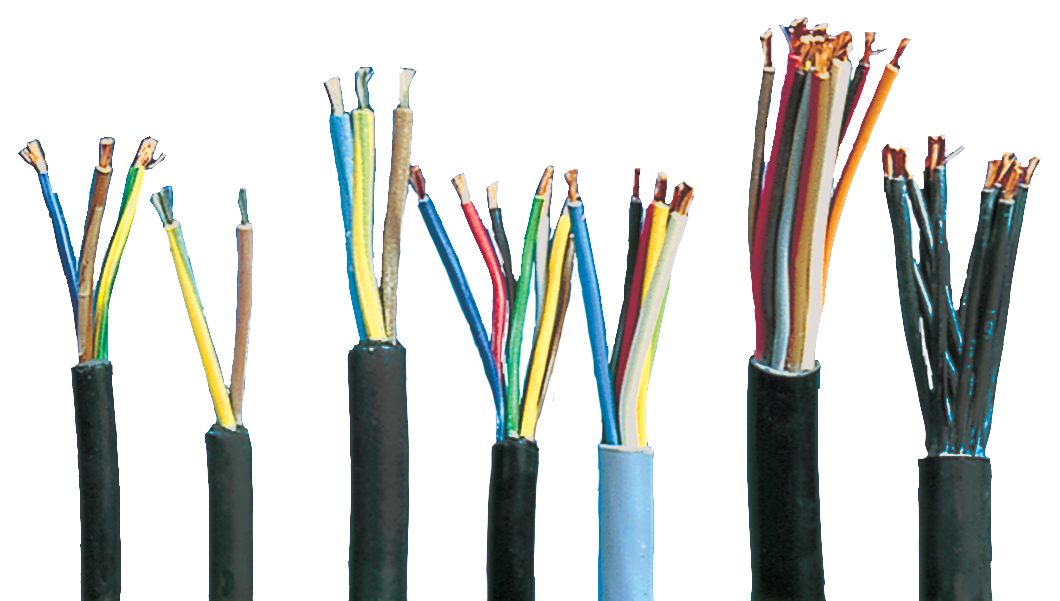 7-aderig vmvl 6x1.5mm² + 1x2.5mm² zwart mtr
