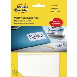 Etichette multifunzionali Avery 3324 bianche 84 pezzi