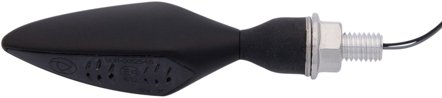 Kellermann KL Turn Signal Mic.Rhomb. Black VR HL