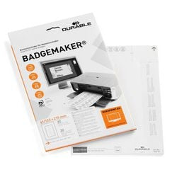 Inserto per badge durevole badgemaker bianco
