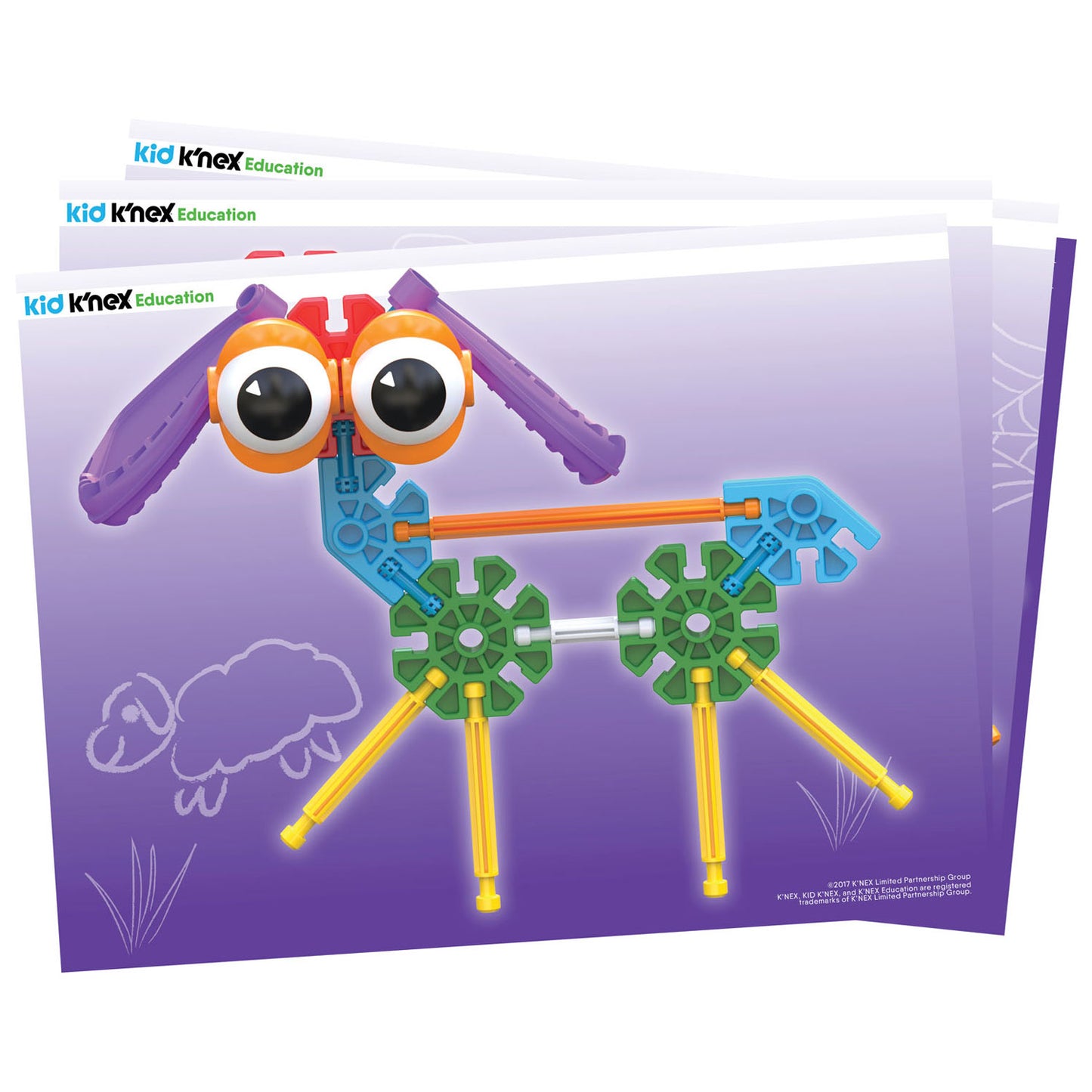 K'nex Kid K'nex Group Set en el cuadro de almacenamiento, 131dlg.