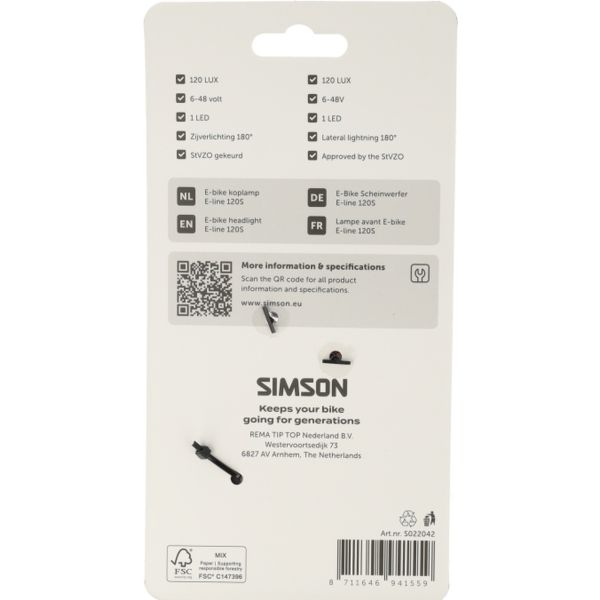 Simson faro aurora e-line 120s