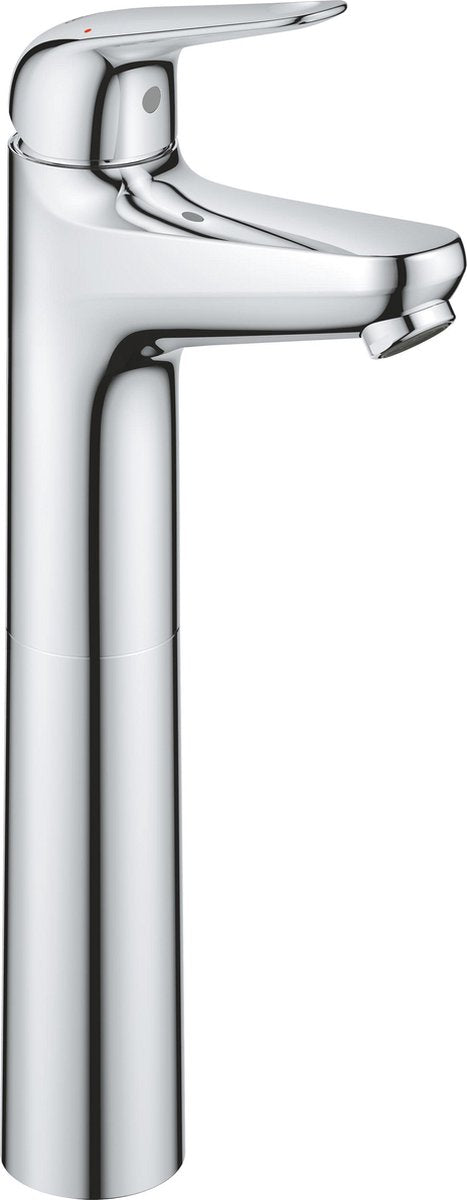 Grohe quickfix swift eengreepsmengkraan voor vrijstaande wastafels met push-open waste set - xl-size - waterbesparend - chroom