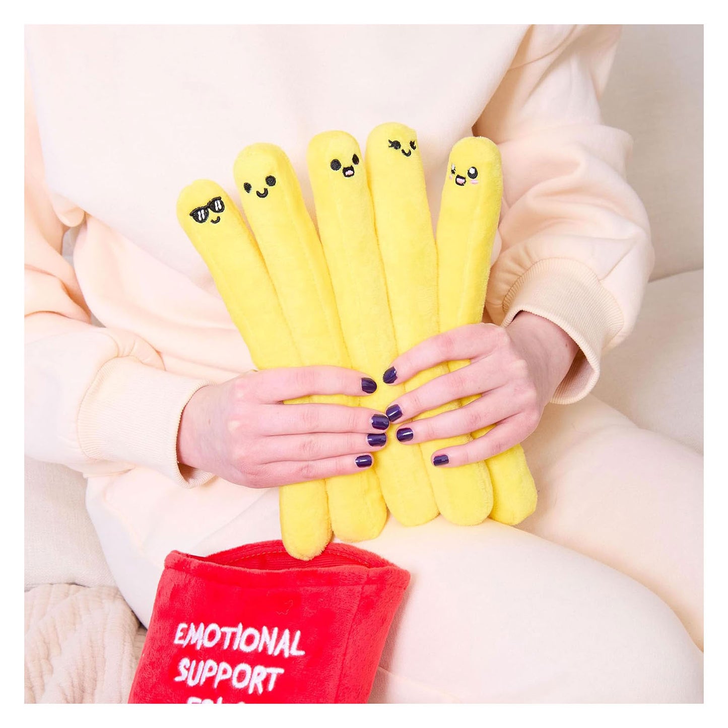Spectron supporto emotivo patatine fritte peluche - 6 pz.