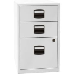 Bisley home armario pfa combinación de archivador colgante gris claro