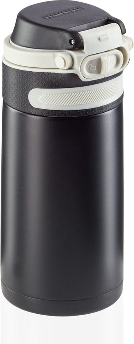 Leifheit Leifheit 3243 Flip isoleerbeker 350 ml nero