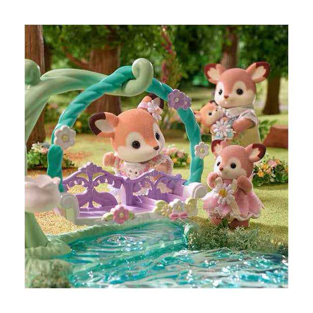 Epoch Famiglie Sylvanian Baby Hetjes Flower Swing